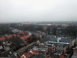The north side of the city with the Zuid Willemsvaart canal, viewed from the tower of the Hieronymus Bosch Art Center