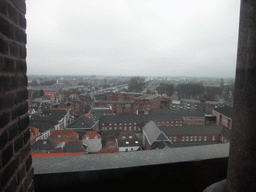 The east side of the city with the Zuid Willemsvaart canal, viewed from the tower of the Hieronymus Bosch Art Center