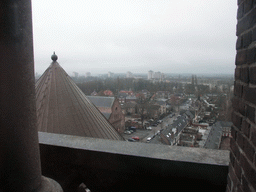 The southeast side of the city with the Azijnfabriek building, viewed from the tower of the Hieronymus Bosch Art Center