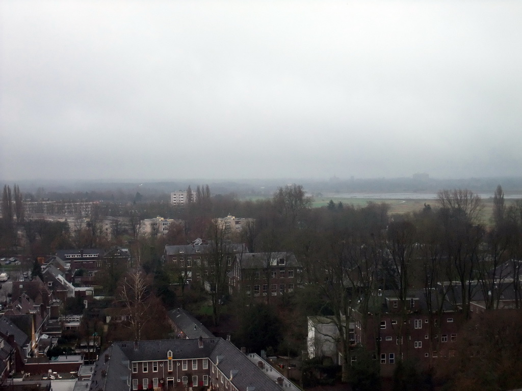 The south side of the city with the Bossche Broek nature area, viewed from the tower of the Hieronymus Bosch Art Center