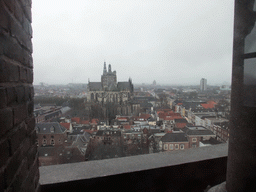 St. John`s Cathedral and surroundings, viewed from the tower of the Hieronymus Bosch Art Center