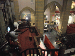 Balcony and central hall of the Hieronymus Bosch Art Center, viewed from the tower