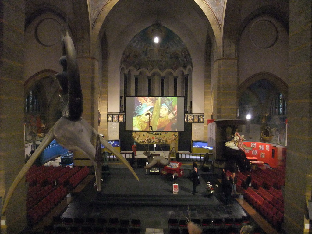 Central hall of the Hieronymus Bosch Art Center, viewed from the balcony