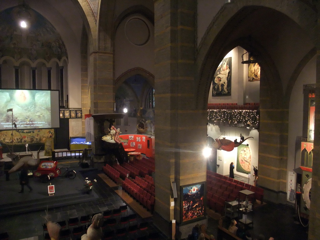 Central hall of the Hieronymus Bosch Art Center, viewed from the balcony