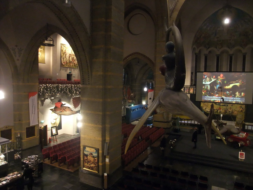 Central hall of the Hieronymus Bosch Art Center, viewed from the balcony