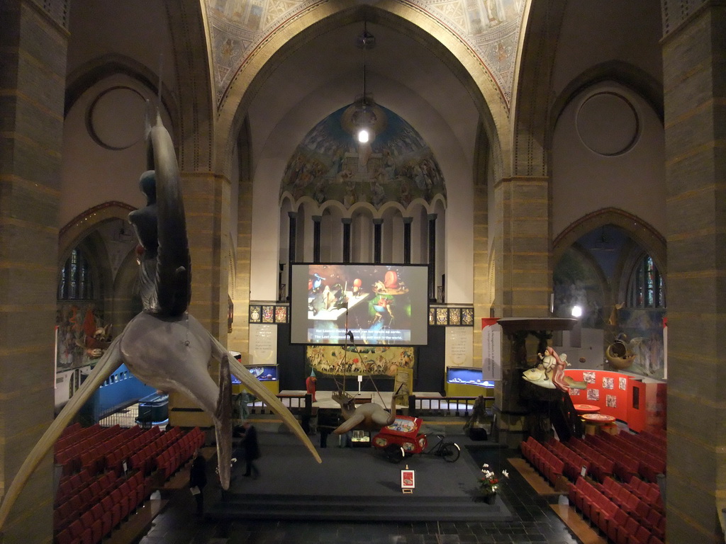 Central hall of the Hieronymus Bosch Art Center, viewed from the balcony