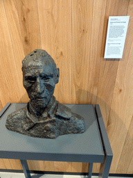 Bust of Vincent van Gogh by Ossip Zadkine, at the Vincent van Gogh pavilion of the `Het Verhaal van Brabant` exhibition at the Wim van der Leegtezaal room at the Noordbrabants Museum