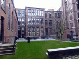 View from the Blue Saloon on an inner square at the Noordbrabants Museum