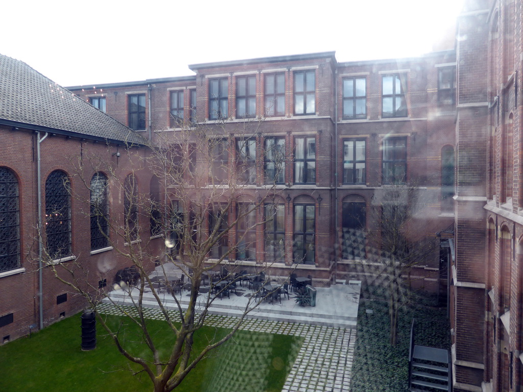 View from the 1500-1700 exhibition at the Noordbrabants Museum on an inner square