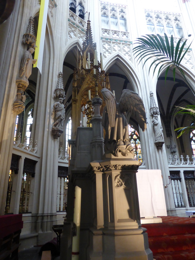 Statues at the chancel of St. John`s Cathedral
