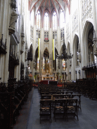 Nave, chancel, apse and altar of St. John`s Cathedral