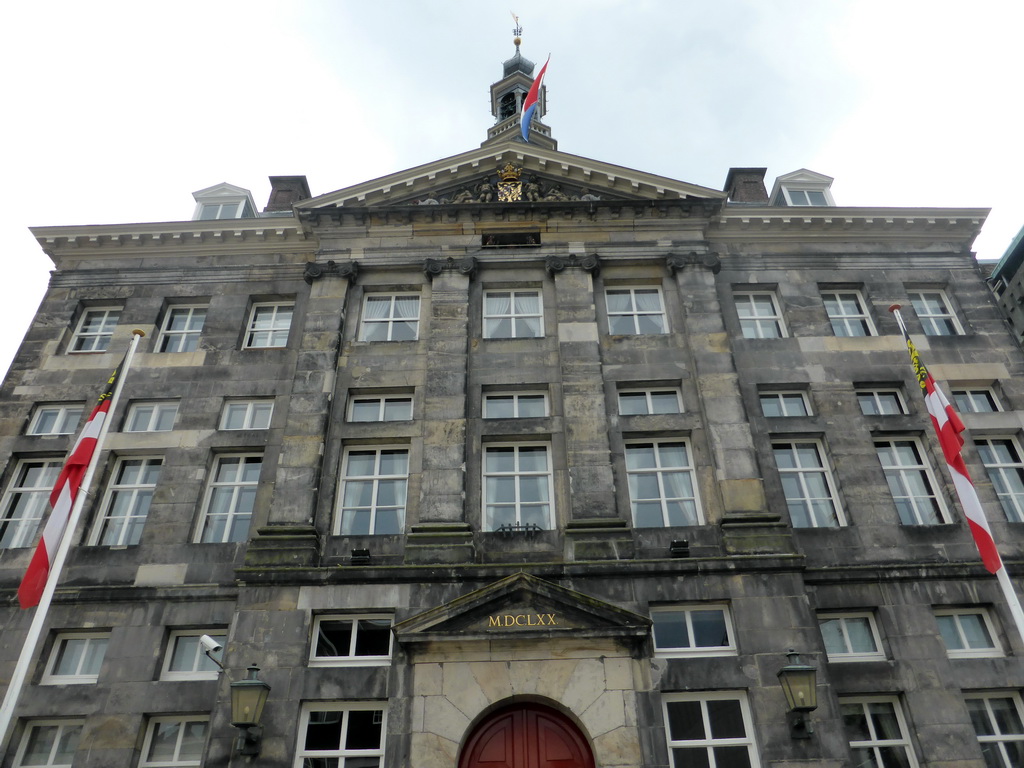 Facade of the City Hall at the Markt square