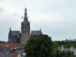 St. John`s Cathedral and surroundings, viewed from the roof terrace of the V&D department store