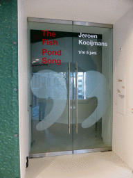 Entrance to the piece of art `The Fish Pond Song` by Jeroen Kooijmans at the Stedelijk Museum `s-Hertogenbosch