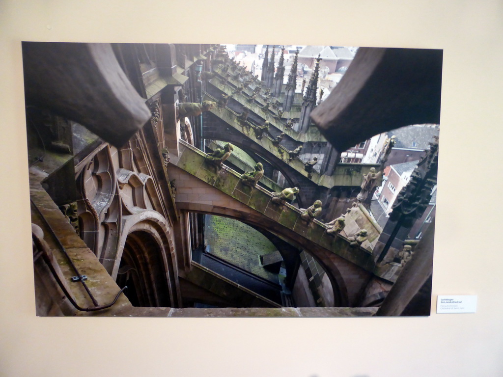 Photograph `Luchtbogen Sint-Janskathedraal` by Marc Bolsius, at the exposition `Bosch by Bolsius` at the Noordbrabants Museum