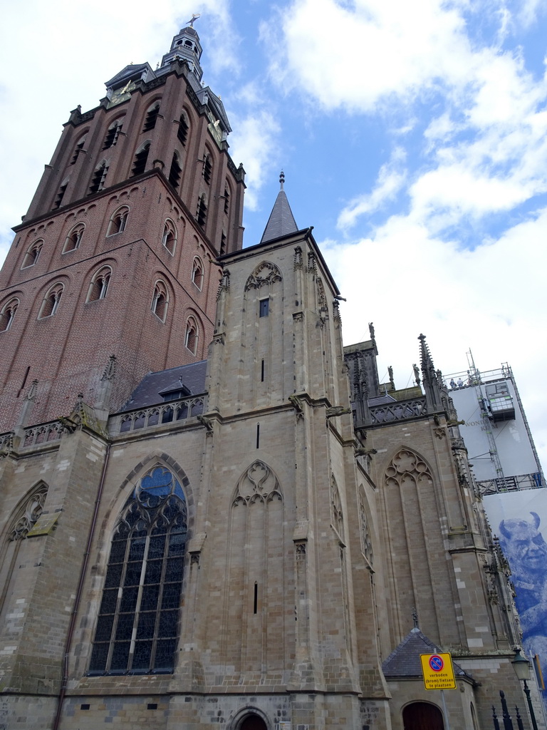 Southwest side of St. John`s Cathedral at the Parade square