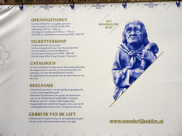 Information on the `Een Wonderlijke Klim` exhibition at the south side of St. John`s Cathedral at the Parade square