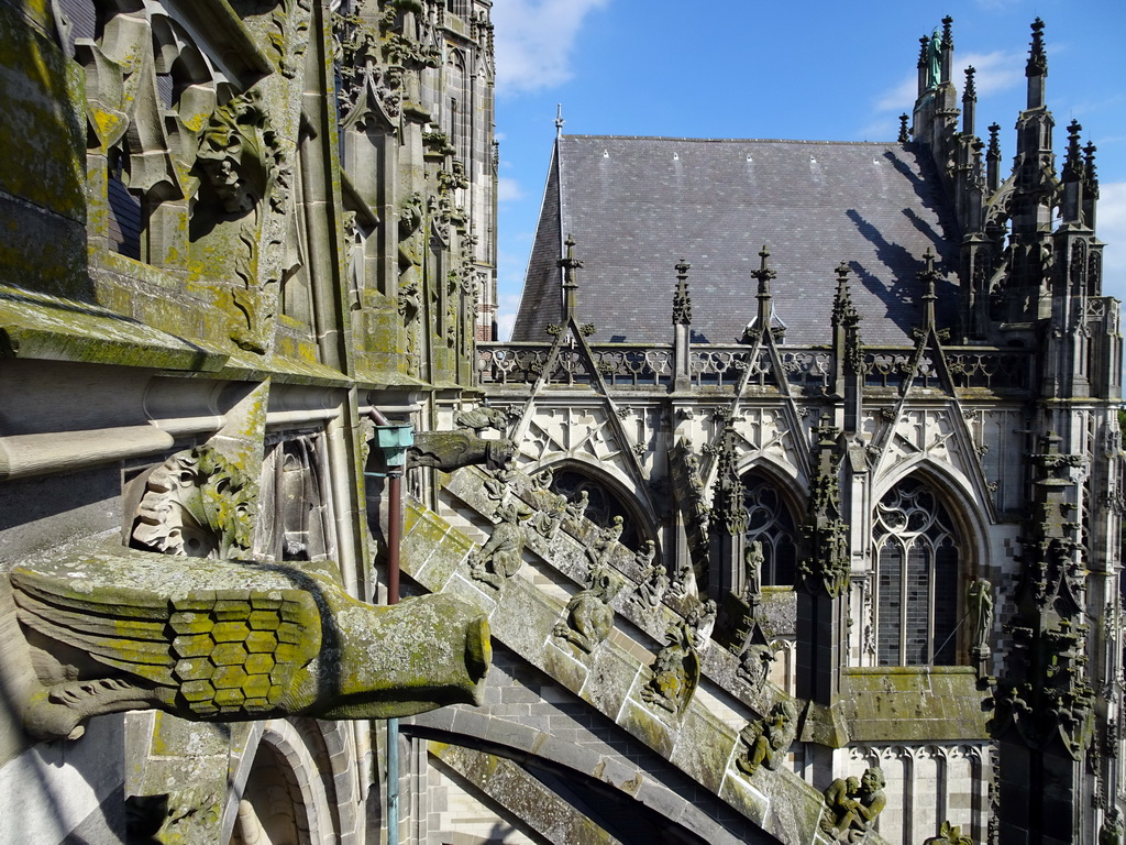 The south side of St. John`s Cathedral, viewed from the upper platform of the `Een Wonderlijke Klim` exhibition