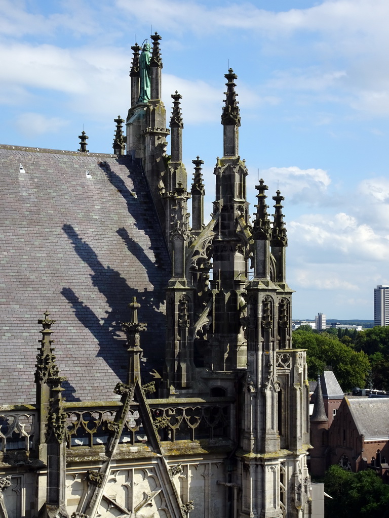 The south side of St. John`s Cathedral, viewed from the upper platform of the `Een Wonderlijke Klim` exhibition