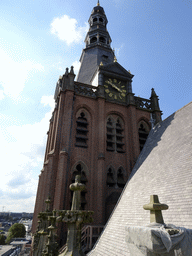 The west tower of St. John`s Cathedral, viewed from the upper platform of the `Een Wonderlijke Klim` exhibition