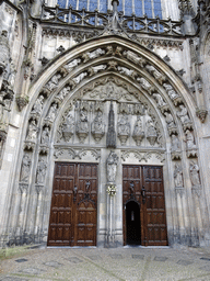 North gate of St. John`s Cathedral, viewed from the north garden