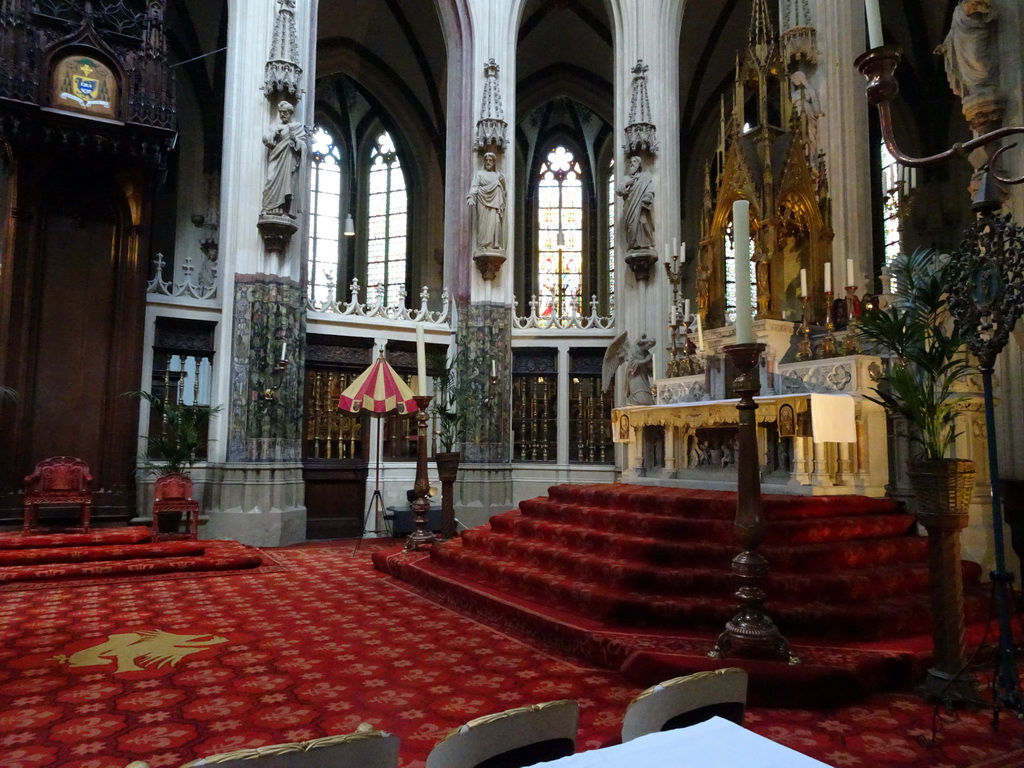 Apse of St. John`s Cathedral, viewed from the ambulatory on the right