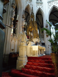 Apse of St. John`s Cathedral, viewed from the ambulatory on the left