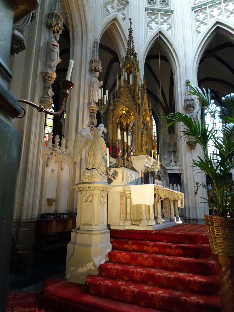 Apse of St. John`s Cathedral, viewed from the ambulatory on the left