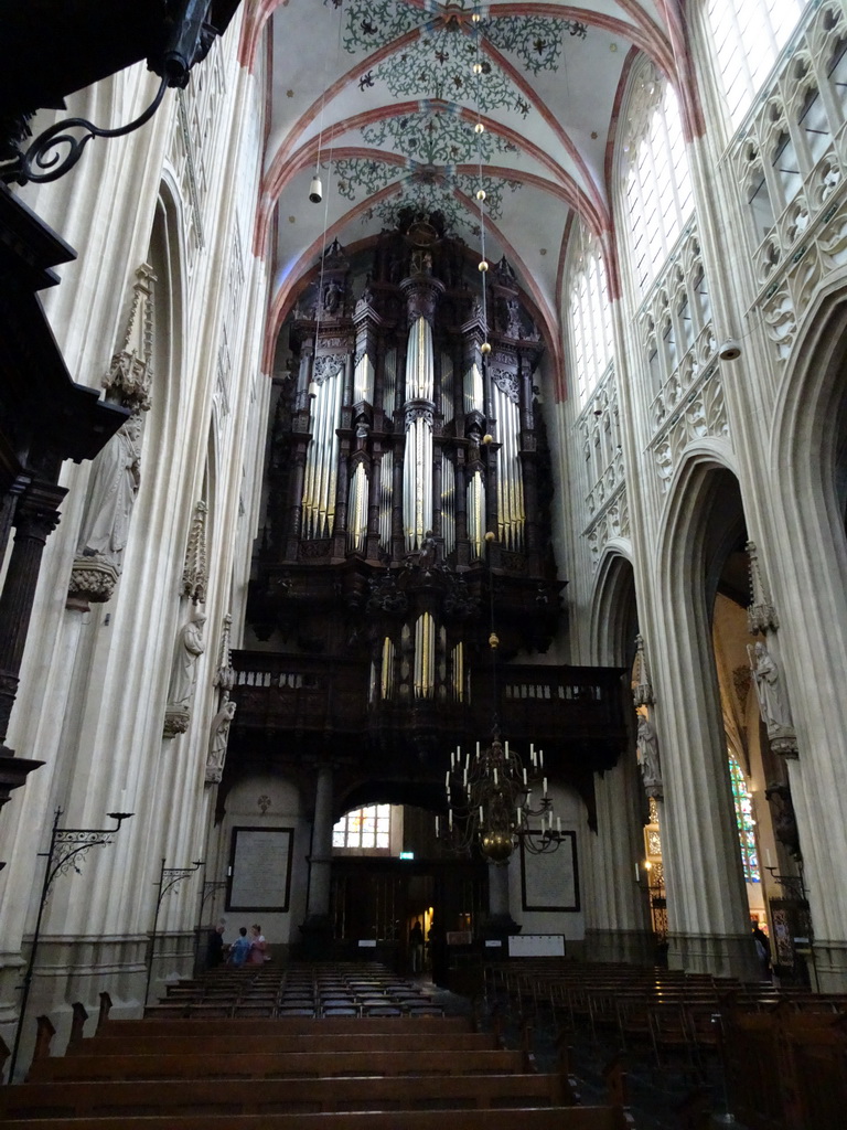 Nave and organ of St. John`s Cathedral