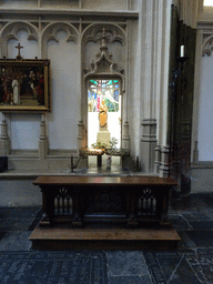 Altar in a right side chapel of St. John`s Cathedral