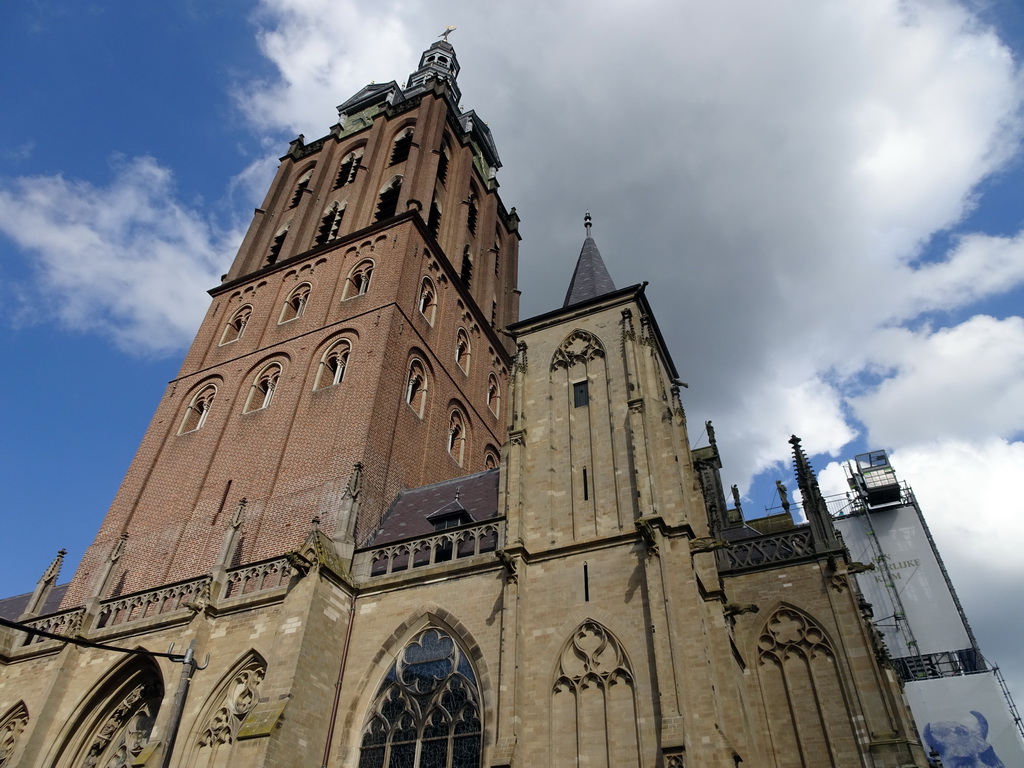 West side and west tower of St. John`s Cathedral, viewed from the Parade square