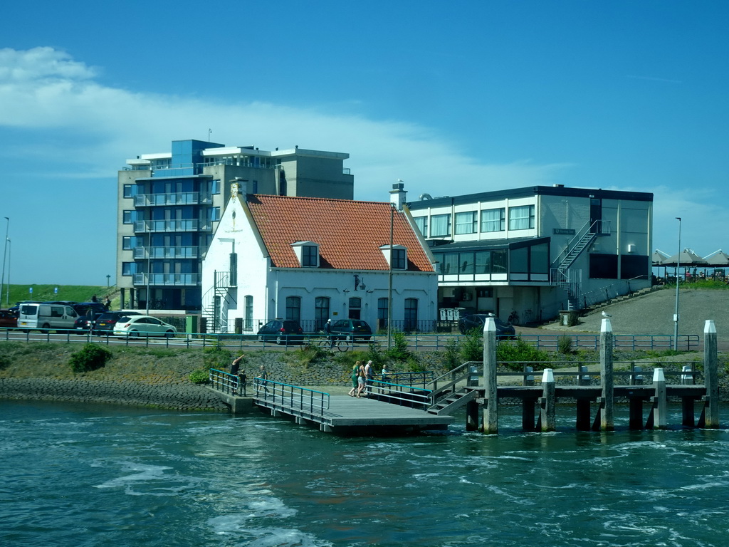 The Peperhuisje building, viewed from the first floor of the ferry to Texel
