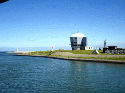 Building at the Bevesierweg street, viewed from the first floor of the ferry to Texel