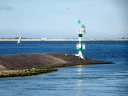 Weather station at the northernmost point of the city, viewed from the first floor of the ferry to Texel