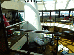 Interior of the fifth floor of the ferry to Texel