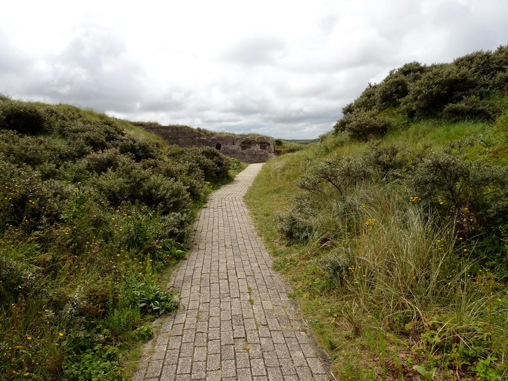 Ruins at the south side of Fort Kijkduin