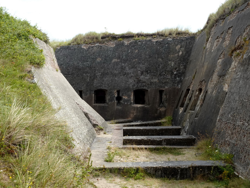 Ruins at the south side of Fort Kijkduin