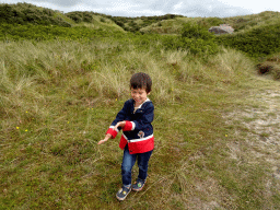 Max at the dunes at Huisduinen