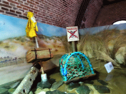 Replica of a dune at the Aquarium at Fort Kijkduin