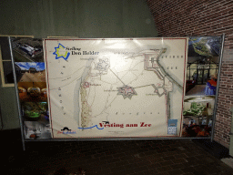 Map of the fortifications in Den Helder at the museum at Fort Kijkduin