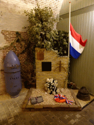 Memorial for World War II at the museum at Fort Kijkduin