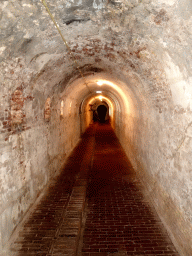 Interior of the shooting gallery at Fort Kijkduin