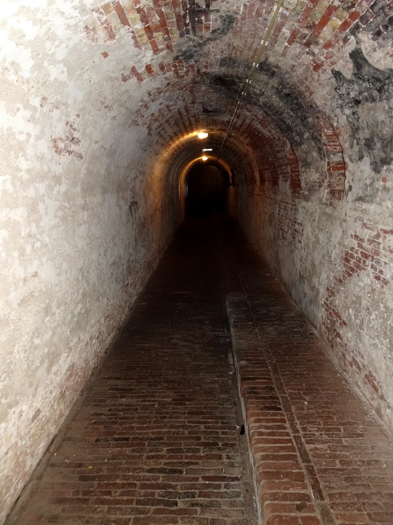 Interior of the shooting gallery at Fort Kijkduin