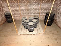 Interior of the Gunpowder Room at Fort Kijkduin