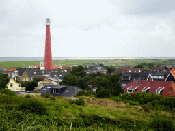 The Lange Jaap Lighthouse, viewed from the east side of Fort Kijkduin