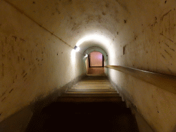 Staircase to the room below the dome of Fort Kijkduin