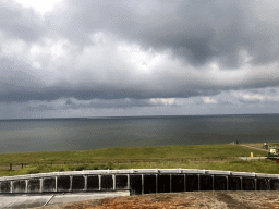 The dunes and the North Sea, viewed from the dome of Fort Kijkduin