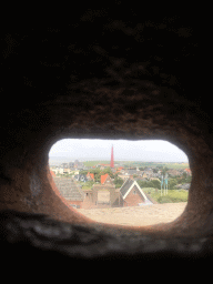 The Lange Jaap Lighthouse, viewed from the dome of Fort Kijkduin