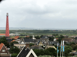 The Lange Jaap Lighthouse and the island of Texel, viewed from the dome of Fort Kijkduin