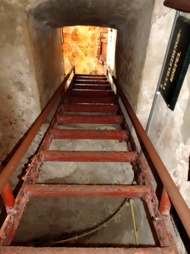 Staircase to the dome of Fort Kijkduin